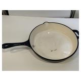 Cast iron enamel skillet 11 in