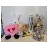 Easter decor, teapots -a few small chips