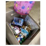 Toys lot including Disney, figurines, plush