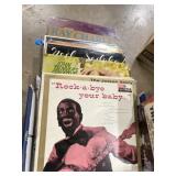 Group of old records Ray Charles, Fats Waller