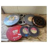 Vintage film reels 1960s science, history