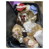 Tote full of dolls