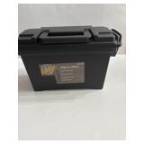 Plastic ammo box 11-1/2 in W x 7-1/8 in H x