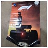 4 'F1' double sided movie posters