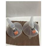 2-8 in plastic funnels