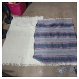 2 Amana wool throws 50x40 and 55x 36