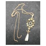 10K GF vintage necklace clasp broken.  .135oz