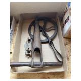 Wheelwright measuring wheel, hand crank