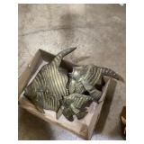 Brass fish wall decor