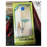 New outdoor drinking fountain