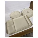 Retro Cafeteria Style Dinnerware Lot