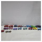 Tootsie cars and 1 hotwheel and 1 matchbox cars