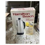 Hamilton Beach 12-cup electric percolator coffee