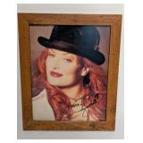 Framed Rare Wynonna Judd With Signature