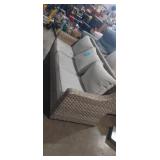 Better home and gardens wicker outdoor couch