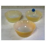 (3) Anchor Hocking Fire-King custard cups