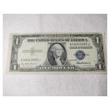 1935 off center Blue seal 1$