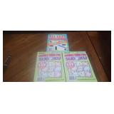 2 NEW SUDOKU Puzzle books and a crossword