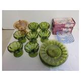 Emerald Green salad plates & dessert dishes,