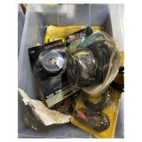 New speaker wire in plastic bin