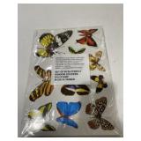 Set of 60 butterfly window stickers
