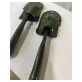 2 survival shovels