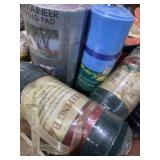 Camping foam pads,, fleece, blanket, blanket, and