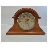 Brownstone mantle clock