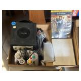 Nintendo GameCube with controller and 2 games