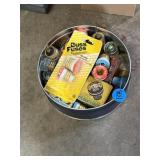 Tin container of buss fuses