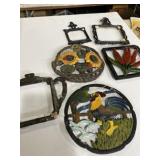 Collection of cast-iron trivets