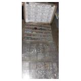 3 nut and bolt organizers with contents
