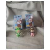 2 Brand New LaBuBu Key Chains1 Green 1 Pink and