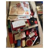 vintage LEGO bricks and instructions
