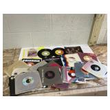 45 RPM 7-inch vinyl records Pink Floyd, CCR,