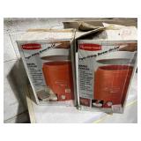(2) Rubbermaid Gott 2 gallon beverage coolers new