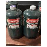 (2) 16.4 ounce Coleman propane fuel tanks