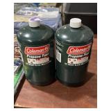 (2) 16.4 ounce Coleman propane fuel tanks
