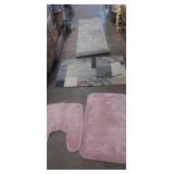 Rugs 2 bathroom,  1 small area , and 1 hall rug