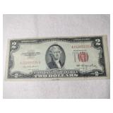 1953 Red seal $2 bill