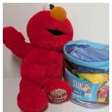 VTG Tickle Me Elmo & New Potato Sack Race Set!