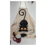 New Cat & Mouse Apron & Large Coffee Mug!