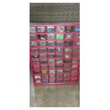 60 compartment bolt organizer with contents
