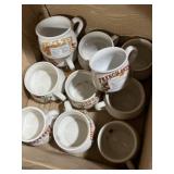 (11) ceramic soup recipe mugs