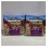 2 impeckables fruit&worms 30 oz seed cakes