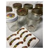 8 Ball Quilted Crystal Jelly Jars