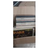 Large box of records 30 plus vinyl records