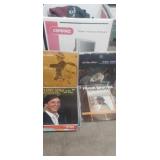 Assortment of frank Sinatra records and more