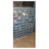 60 compartment bolt organizer with contents