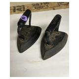 antique cast iron flat irons